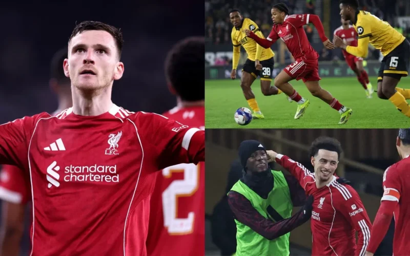 آندي روبرتسون يقود ليفربول إلى ربع نهائي كأس الاتحاد الإنجليزي أمام ولفرهامبتون